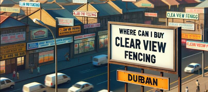 Where Can I Buy Clear View Fencing Durban? Find Out Here!