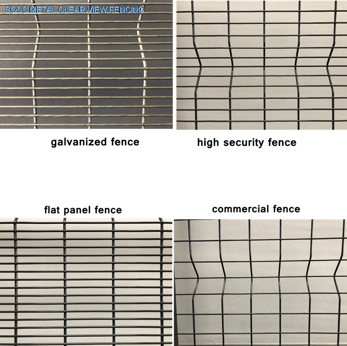 PVC coated Clear View Fence 