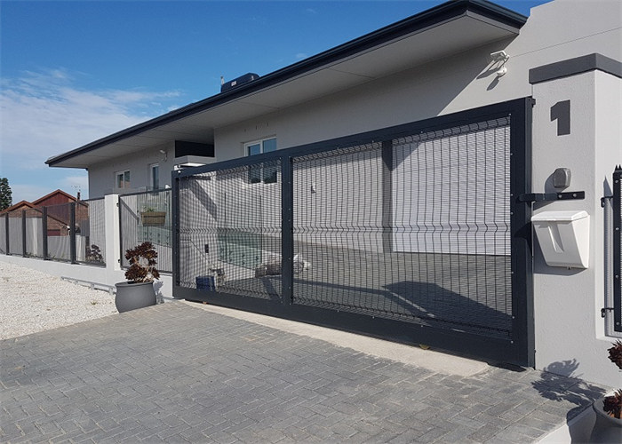 clear-view-fence-gate-for-sale-pedestrian-and-vehicle-gate-system