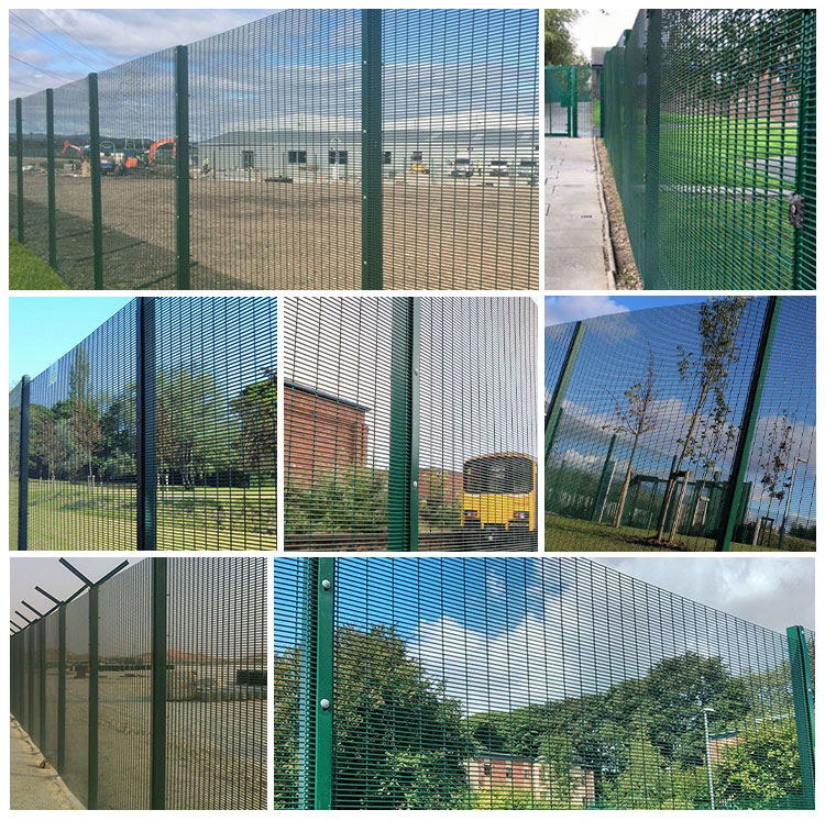 Anti Resistant Clear Vu Fence Panels / Clearvu Fencing Highly Attractive 5
