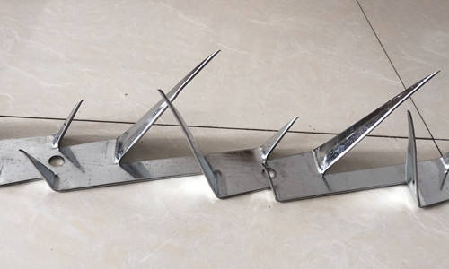 6 Sizes Anti-Climb High Security Sharp Razor Wall Spikes on Top of Wall and Fence