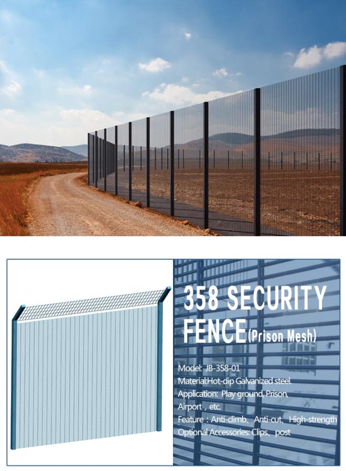 358 extra high security mesh fencing welded panels