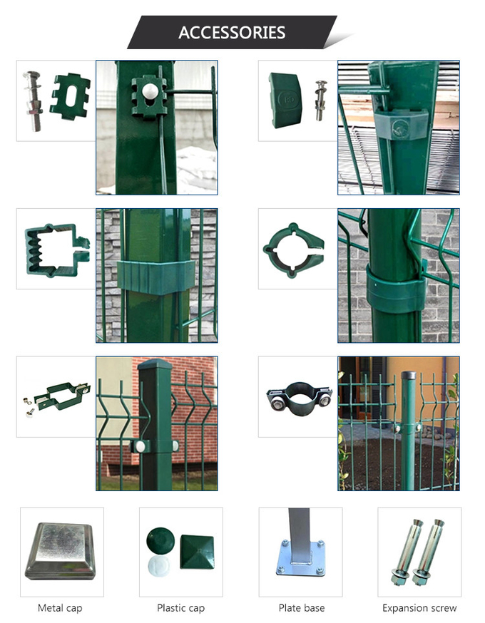 PVC coated Wire Mesh Fencing Panels NYLOFOR 3D Brand 2
