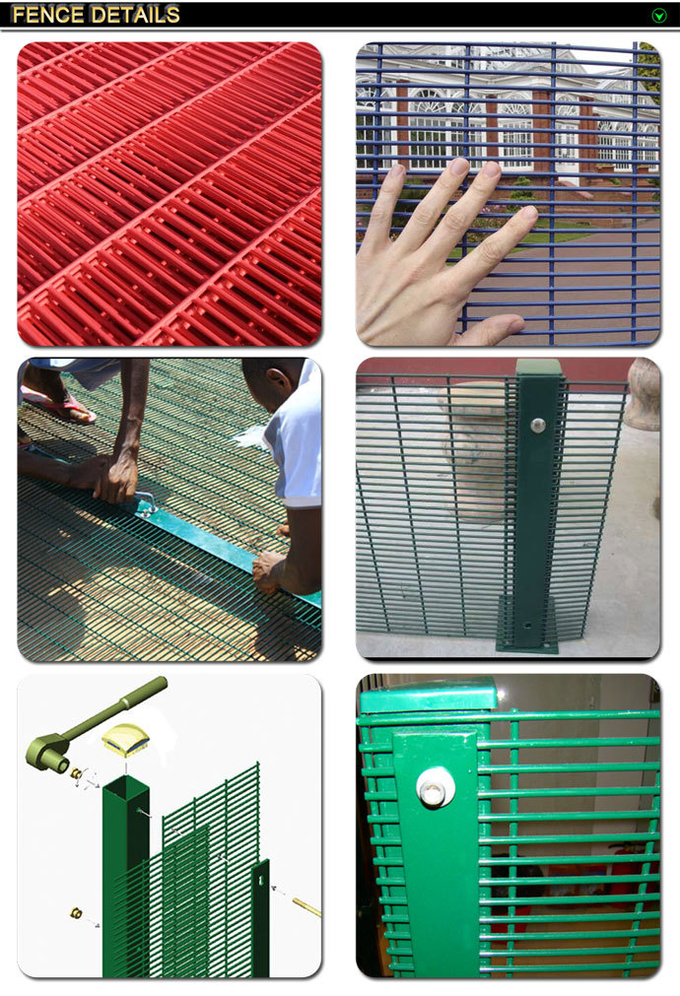 Anti Climb And Anti Cut Fence Security Airport Prison Barbed Wire Fence
