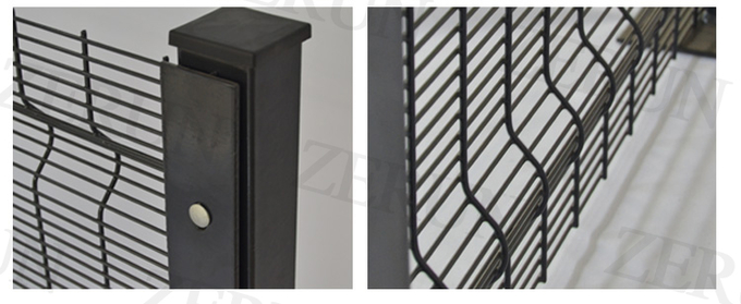 anti-climbing fence clearvu 358 security fence,low price invisible security pvc coated clearvu 358 fence