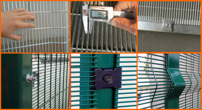 358 Prison Mesh Fencing,Anti Cut ,Anti Climb ,12mm x 75mm mesh opening ,Available Any Color 2