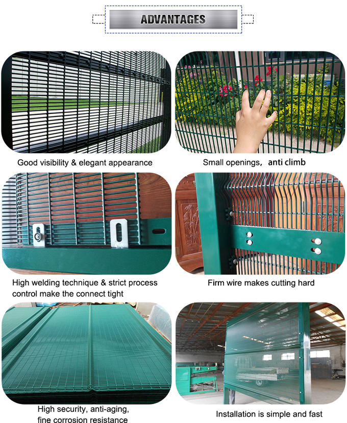 358 High Security Prison Mesh Fence Fencing