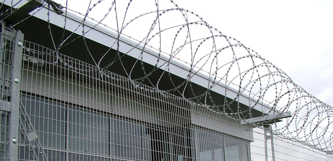 ultra 358 vinyl welded mesh security fencing 4mm 76.2*12.7mm for prisons, airports, laboratories, secure hospitals 9