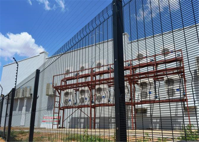 Clearvu Security Fencing Panels Height2100mm*Width2515mm Mesh 12.7mm*76.2mm*3.5mm diameter Pr-galvanized Powder Coated 0