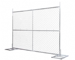 chain link temporary fence