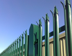 w section palisade fencing