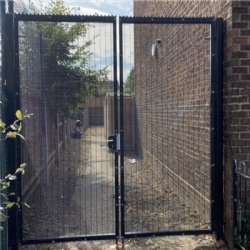 clear view fence gate